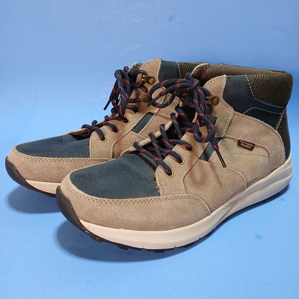 Nunn Bush Excursion Lite Hiking Boots, Size 9M, Beige & Navy EUC